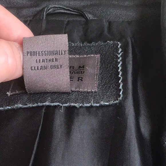 JohnPaulRichard Uniform Leather Blazer, Size 6, Black - Picture 7 of 12